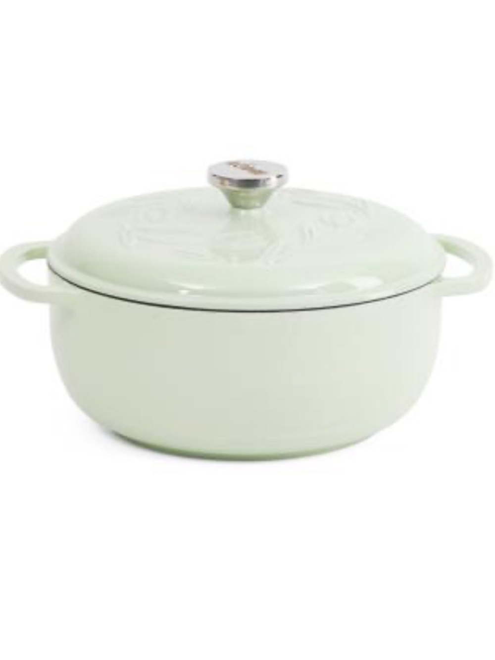 Lodge 4.5 qt Light Green Enameled Dutch Oven - Brand